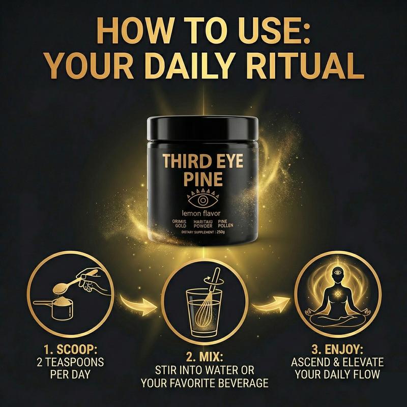 Third Eye Pine, Spiritual Clarity & Wellness Supplement - 220g